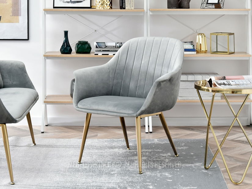 Kreslo Osmol F (sivá + čierna)