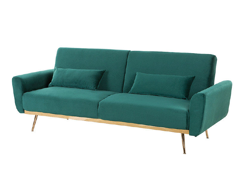 Pohovka trojsedačka Ely (smaragdová)