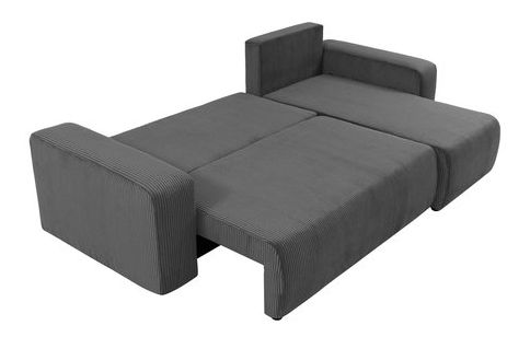 Kutna garnitura Euston L S (terakota) (s prostorom za odlaganje)