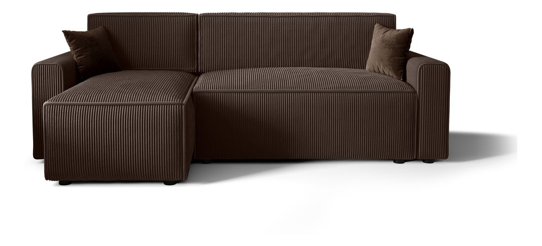 Sarok ülőgarnitúra Mirage Bis Sed (sötétbarna) (B)