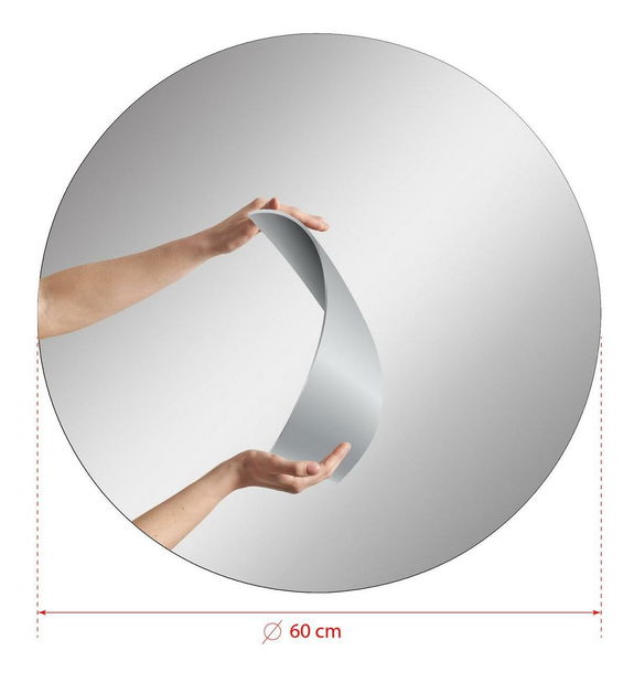 Zrkadlo Moluvu 8 (strieborná) 