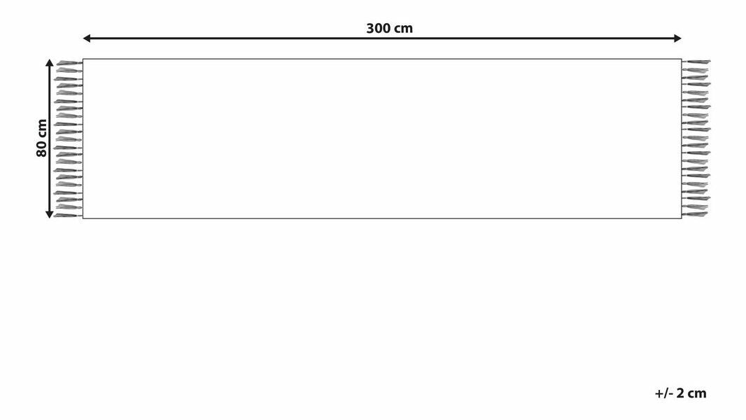 Covor din bumbac 80x150 cm Marro (multicolor)