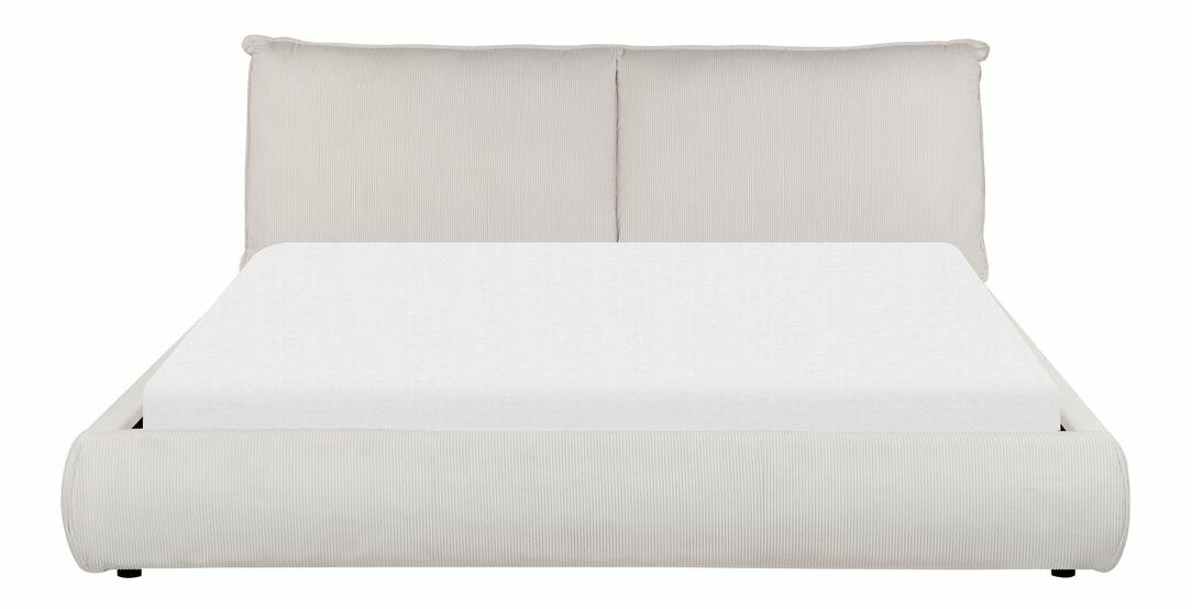 Pat matrimonial 180 cm Vetiver (bej) (cu somieră)