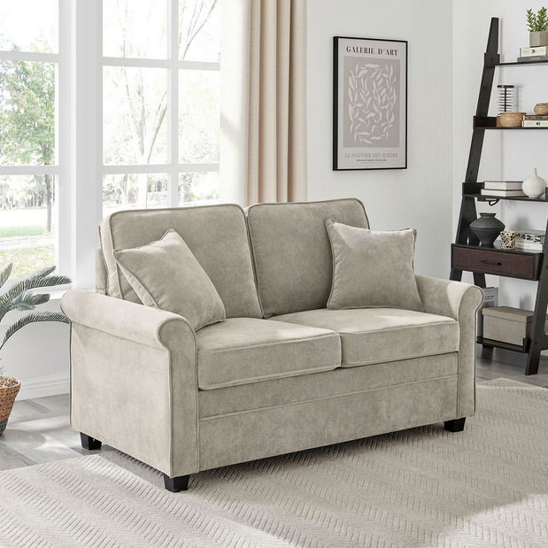 Rozkladacia pohovka Amortajadas (béžová)