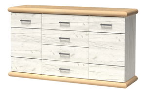 Comodă Kenny 07 (craft Alb + craft auriu)