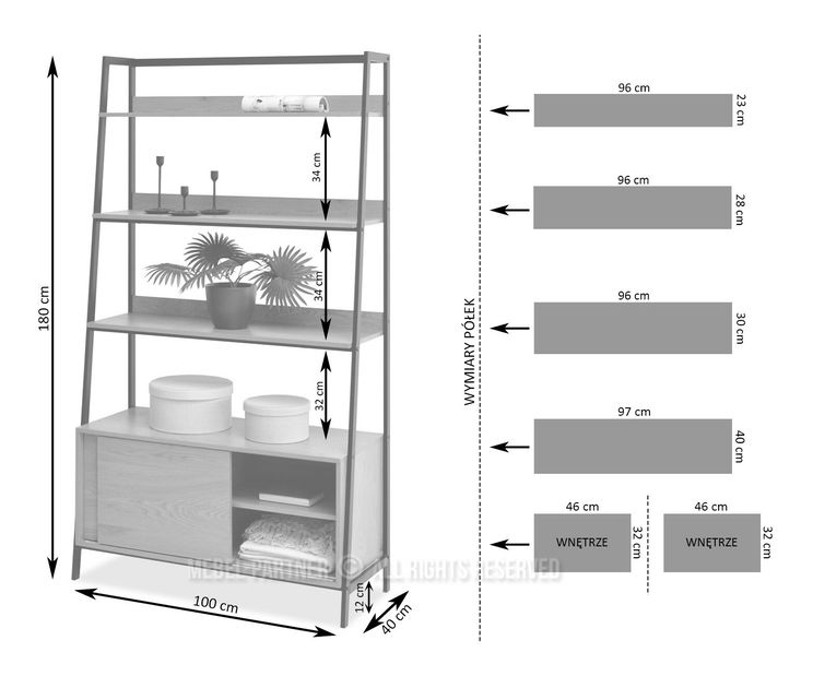 Raft Babs B (stejar + negru)