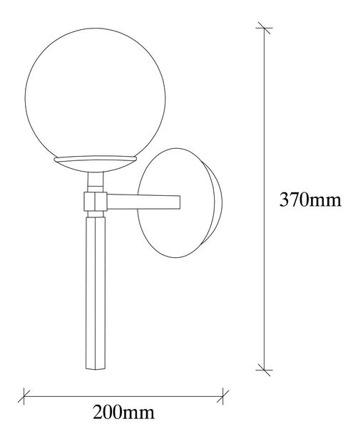Zidna svjetiljka Golla 3041