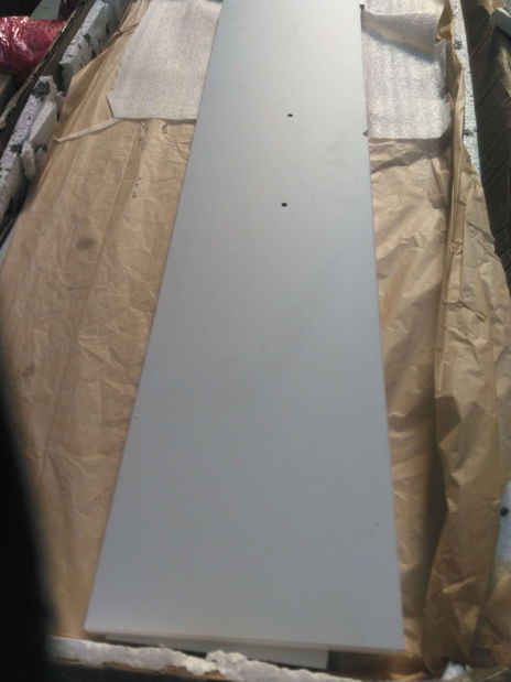 Dulap TV Sanna 180 3S3K RTV (alb diamantat mat + stejar sonoma) *resigilat