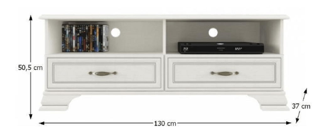 TV stolić/ormarić- Tempo Kondela Typ 14 2S (krem) *outlet, moguća oštećenja