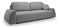 Háromszemélyes kanapé Paloma I  (szürke)