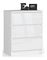 Komód Kalista II (fényes fehér)
