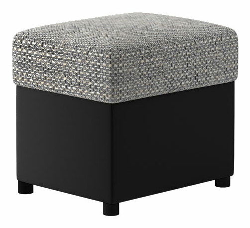 Taburete 35x45 cm Ron Typ 01 (gri + negru)