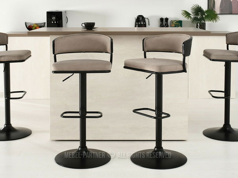 Stolička Marta H (béžová + čierna)