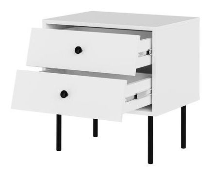 Set două noptiere Aurezzo 150 (alb)