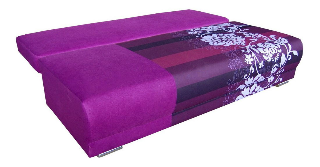 Pohovka trojsedačka ZICO béžová + kvety béžové