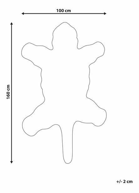 Covor pentru copii 100 x 160 cm Taq (alb)