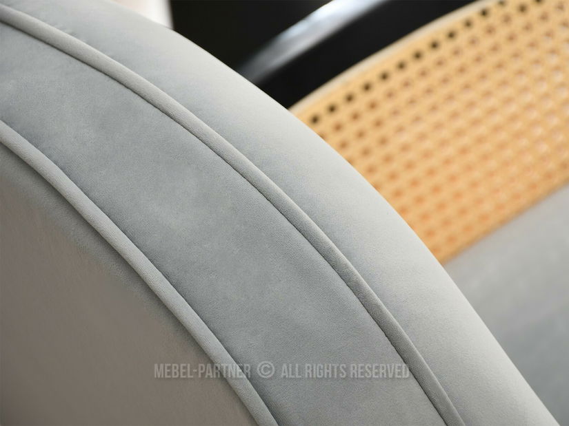 Fotelja Will (siva + crna)