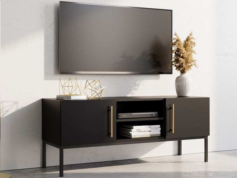 TV stolík Loyd (čierna matná)