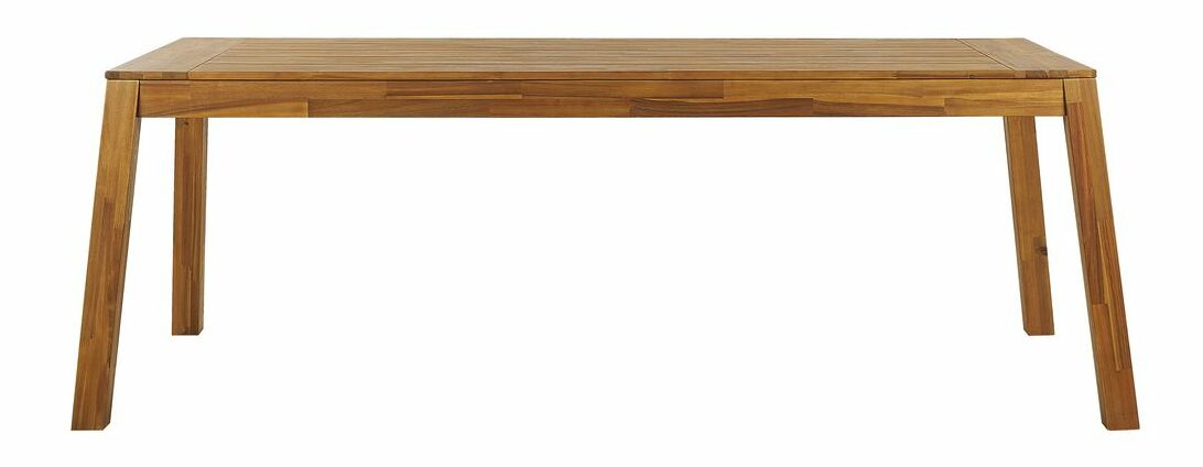 Set záhradného nábytku LIVIGNO (svetlé drevo) (so stoličkami) (pre 6 osôb)