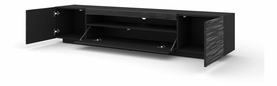 TV stolík/skrinka Aurora 200 (sahara čierna)