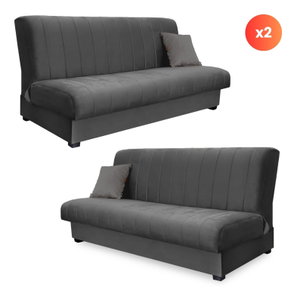 Set od 2 komada sofa Stigma (siva) 