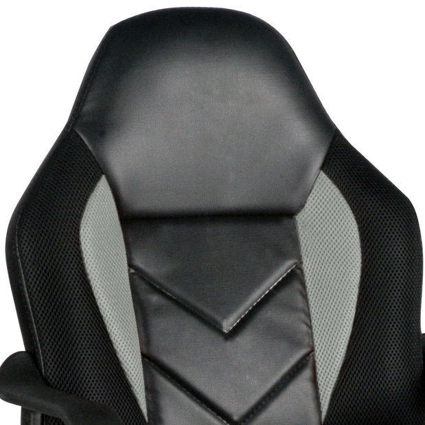 Kancelárska/herná stolička Falkner (sivá)