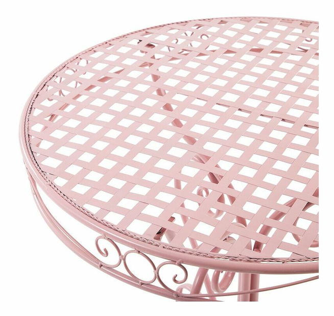 Masă de grădină ALBORA (roz)