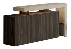Dulap Belezza 1 (travertin + nuc)
