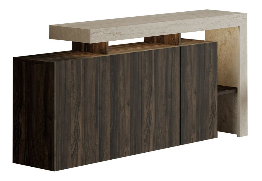 Dulap Belezza 1 (travertin + nuc)