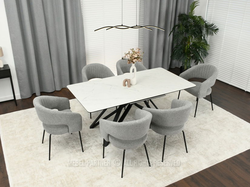 Scaun Kim (gri + negru)