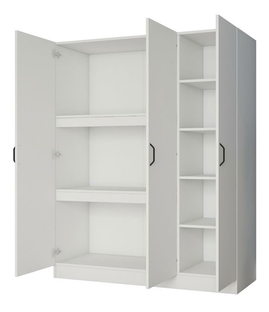 Dulap cu rafturi Bafaretta 5 (alb)