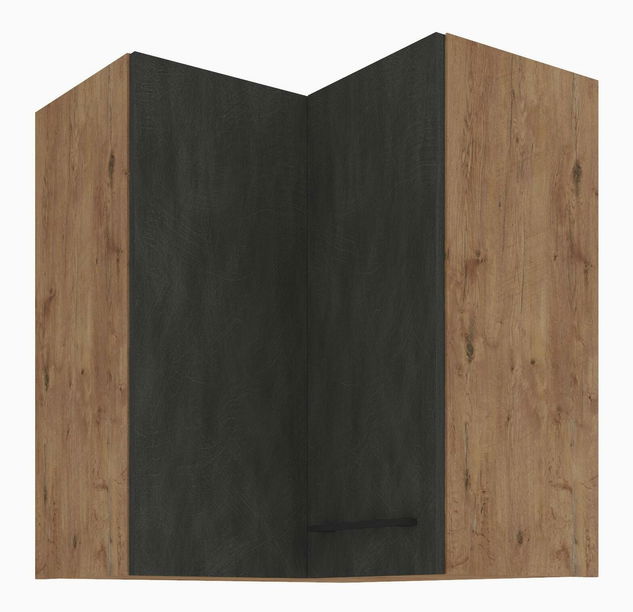 Horná rohová kuchynská skrinka Virion 60x60 GN 72 2F 90 (dub lancelot + matera)