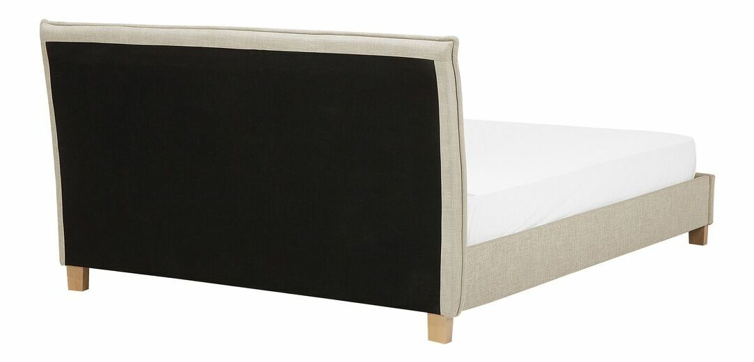 Franciaágy 180 cm SANCHEZ (ágyráccsal) (bézs)