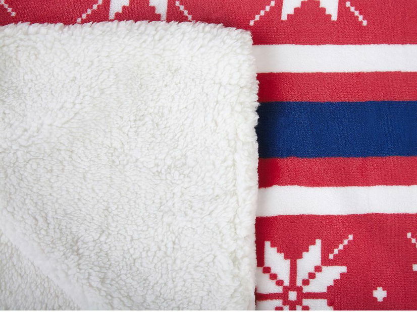 Takaró 150x200 cm WINTA (piros + kék)
