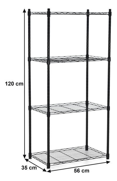 Regál Nova (čierna)