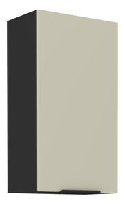 Horná kuchynská skrinka Arikona 50 G 90 1F (kašmír + čierna) 