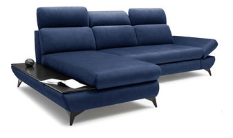 Sarok ülőgarnitúra Titan (párizsi kék)  (B)