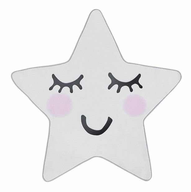 Covor pentru copii 120 x 120 cm Siur (alb)