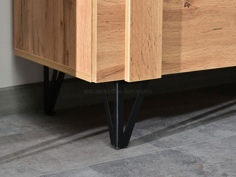 Nappali fal Suspendera SH07 (tölgy + fekete)