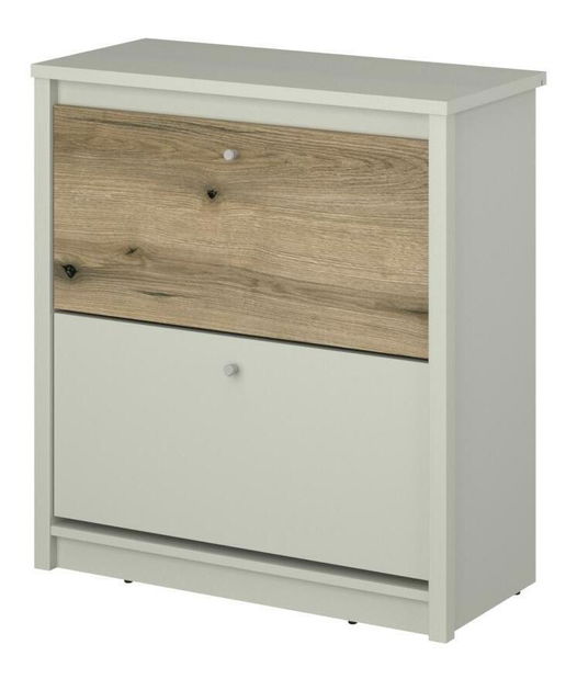 Cipőtároló (cipősszekrény) Kodro (kasmír + evoke tölgy) 