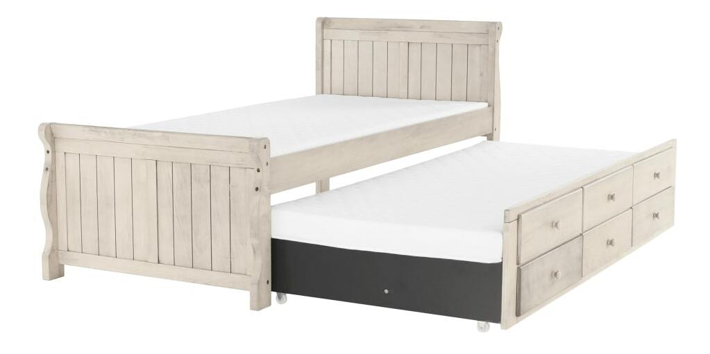 Jednostruki krevet s pomoćnim ležajem Atik