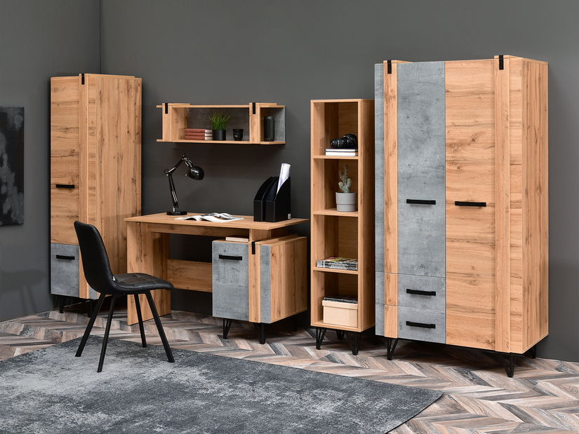 Nappali fal Subrayado 04 (tölgy + fekete)