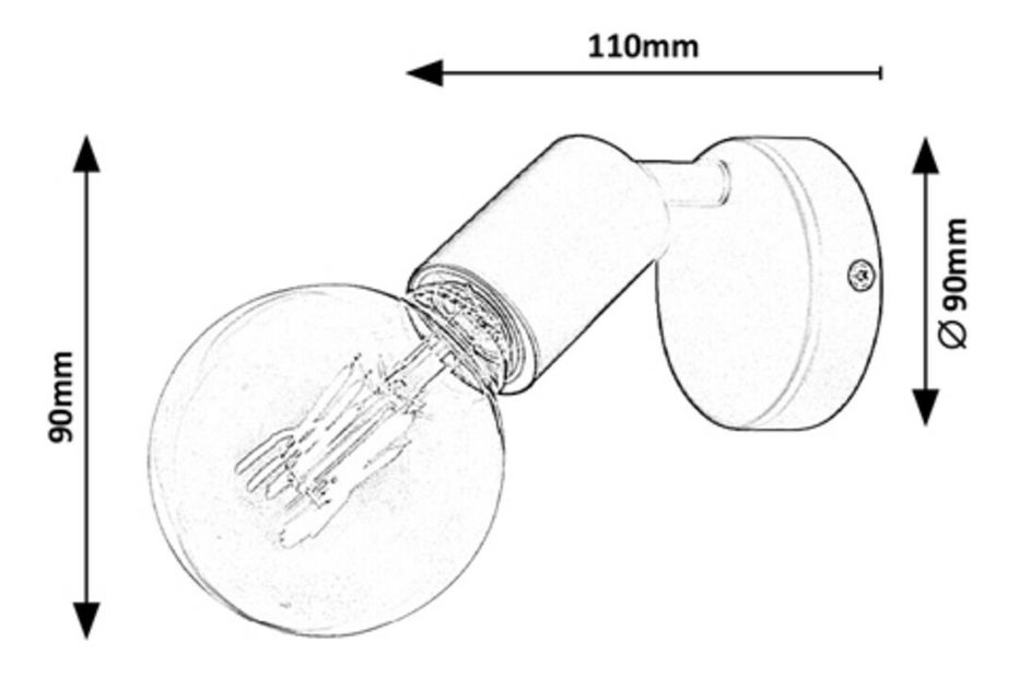 Spot LED Coltan A 3986 (negru mat)