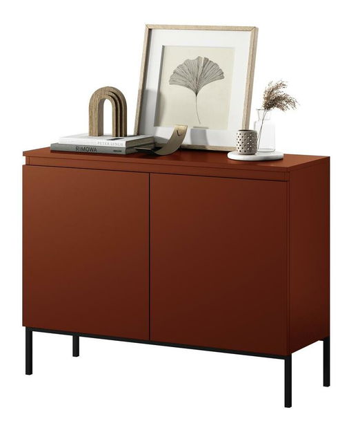 Skrinka Bennasi B2 (červená tehla + čierna)