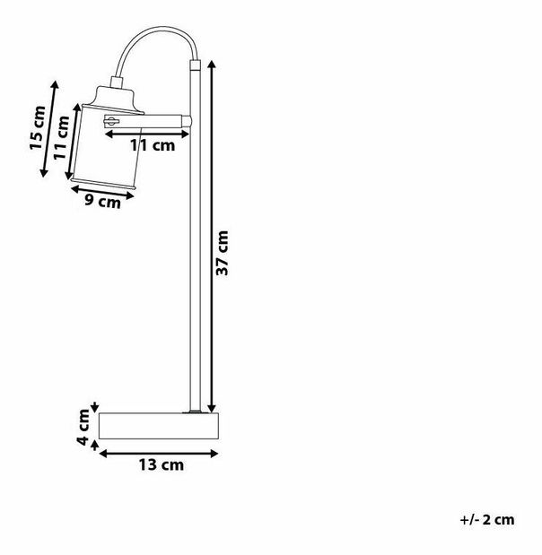 Lampă de masă Marioka (cupru)