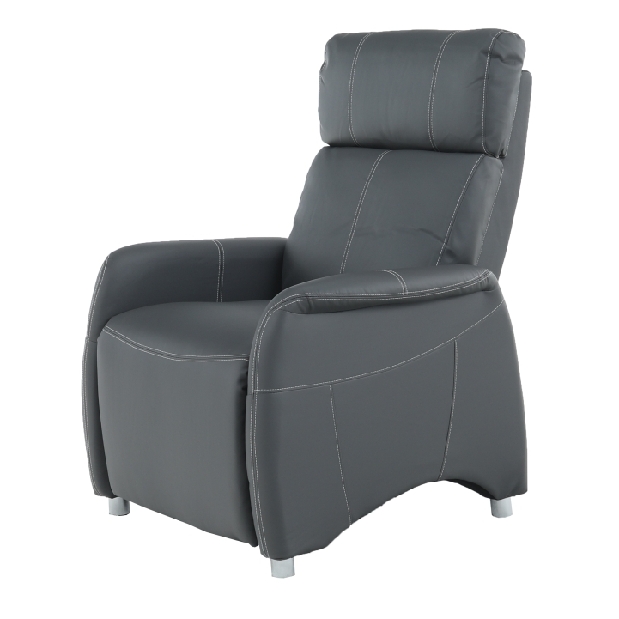 Fotoliu pentru relax Francesco CH 113100 piele PU Gri