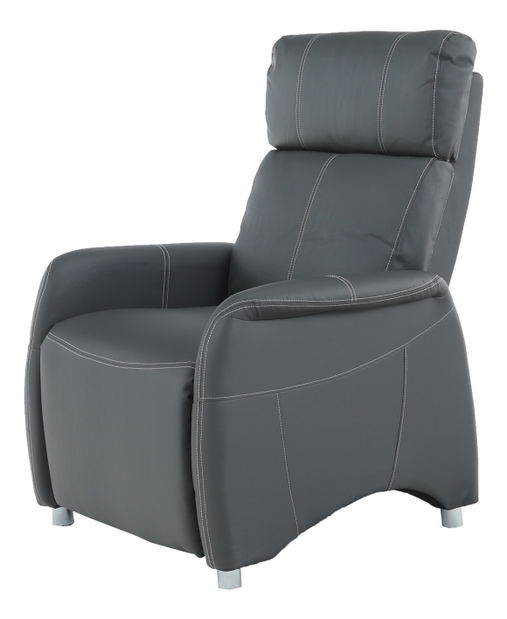 Relaxačné kreslo Francesco CH-113100 koža PU šedá