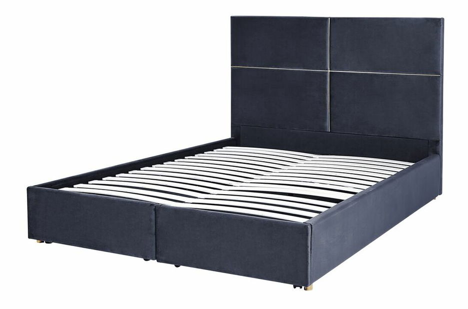 Franciaágy 180 cm Alise (rózsaszín) (ágyráccsal)