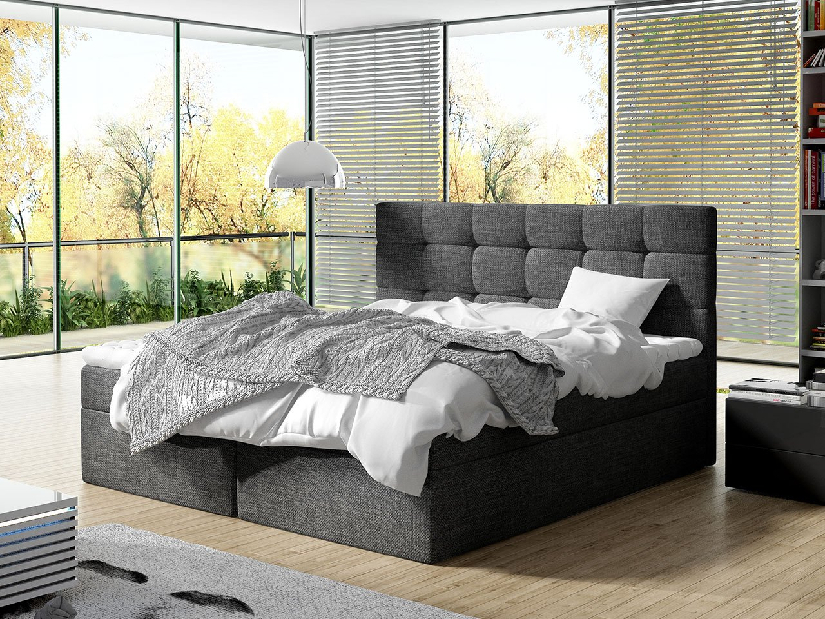 Manželská posteľ Boxspring 140 cm Cinara (muna 10)