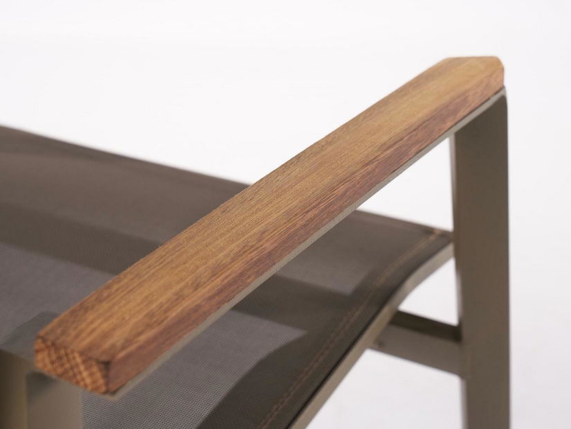 Záhradná jedálenská stolička Komesi 1 (cappuccino) 